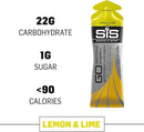 Science in Sport Energy Gel Pack, Lemon & Lime Flavor Sports Performance & Endurance Supplement Gels - 2.03 Fl Oz (Pack of 30)