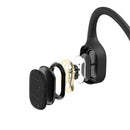 Shokz OpenSwim Open-Ear Mp3 Swimming Headphones Black